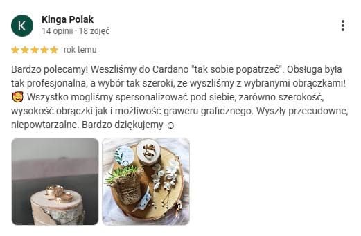 Pozytywna opinia klientów